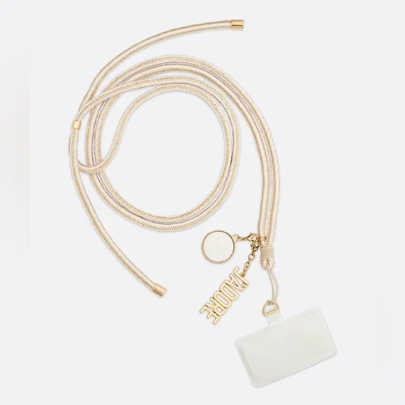 Dior Gold J'ADORE Charm Phone Accessory NIB
